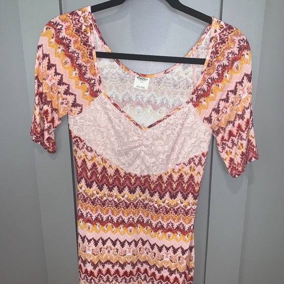 Free People Lace Floral Bodycon Dress - Picture 2 of 9